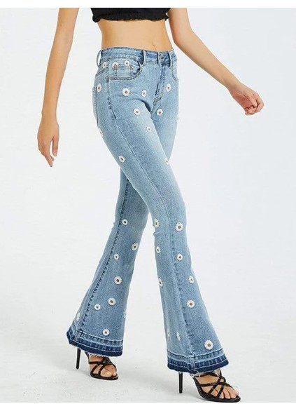 Fashion slim fitting denim pants