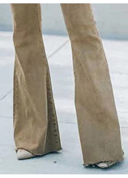Khaki Slim Fit Denim Pants