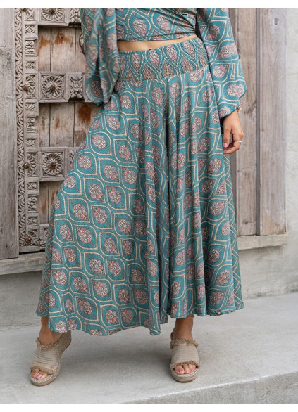Loose Print Casual Skirts