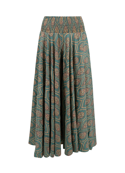 Loose Print Casual Skirts