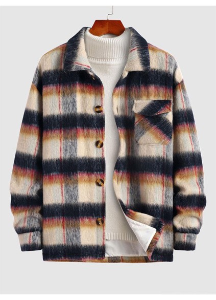 Men's Casual Oversized Coat Jacket