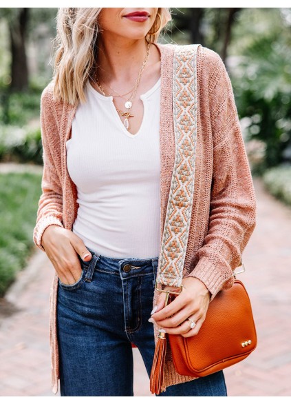 Knitted Brown Cardigan