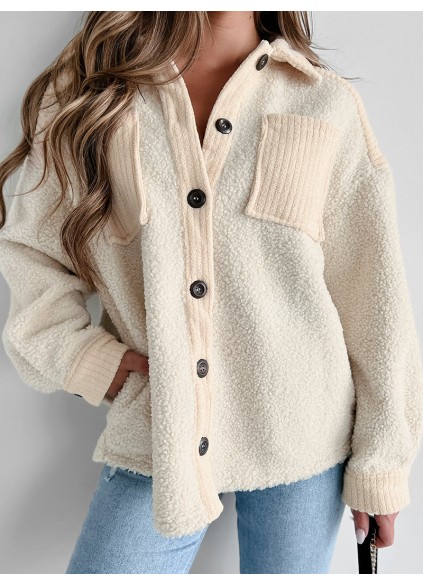 Women's Casual Elegant Plush Jacket Coat