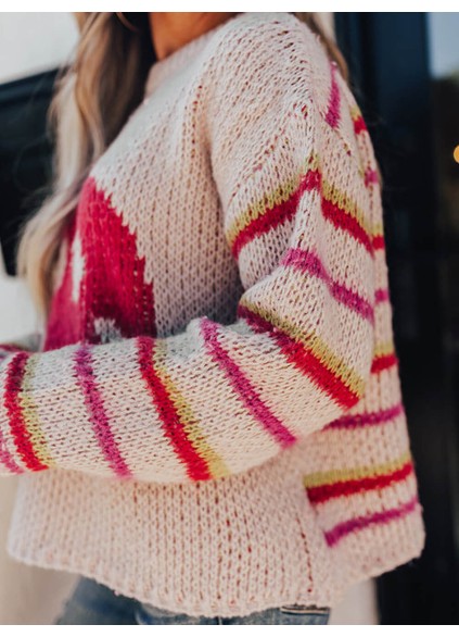 Women's Casual Knitted Sweater Top Coat