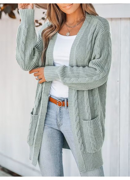 Women's knitted cardigan
